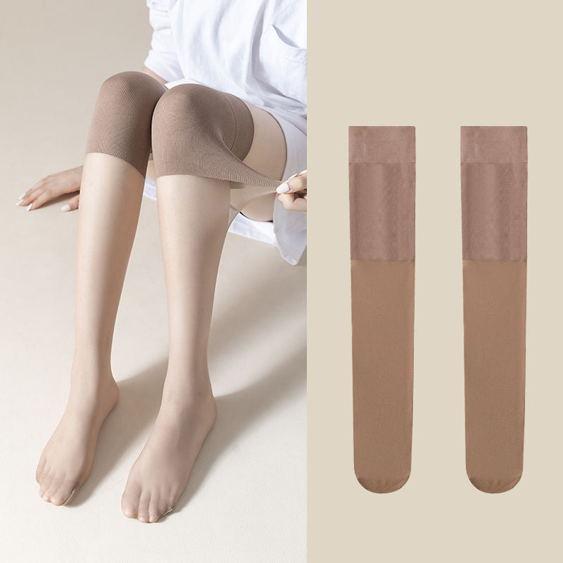 Mugwort knee support socks with anti-snag function