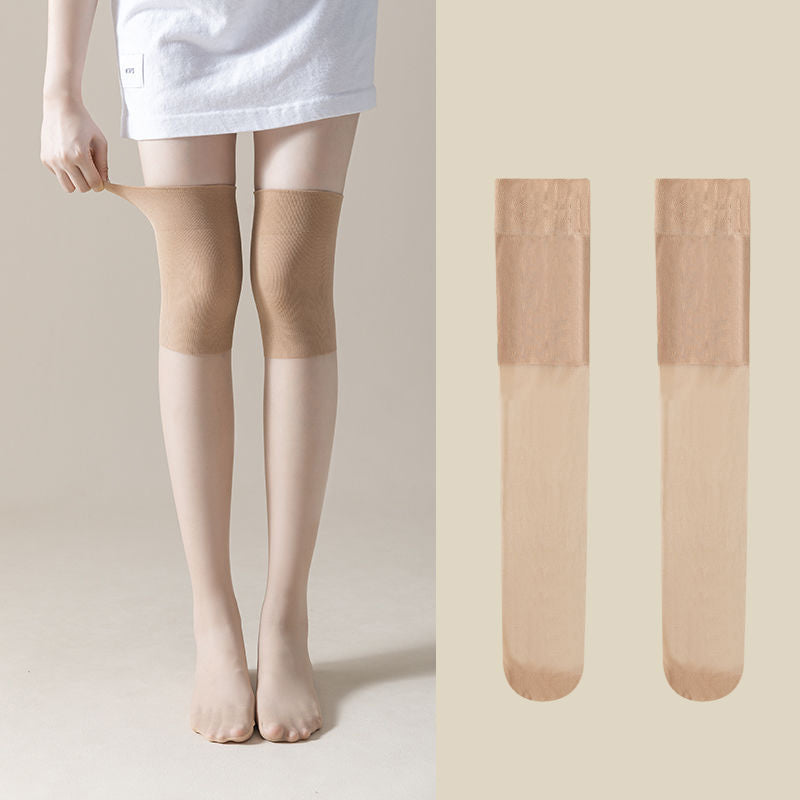 Mugwort knee support socks with anti-snag function