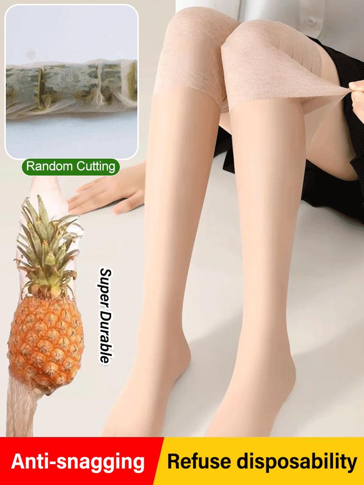 Mugwort knee support socks with anti-snag function