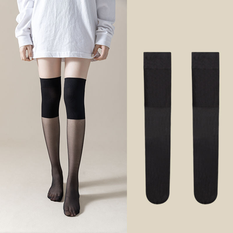Mugwort knee support socks with anti-snag function