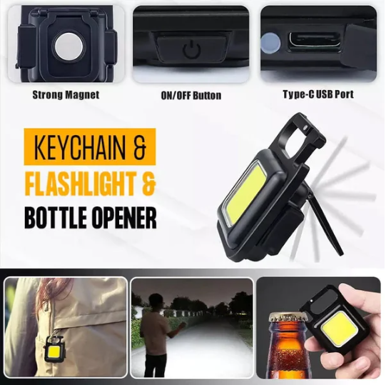 Multifunctional Keychain Emergency Light🎁2023-Christmas Hot Sale🎁