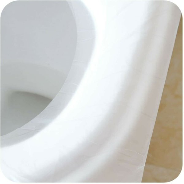 Biodegradable Disposable Plastic Toilet Seat Cover (50 Pcs/Set)